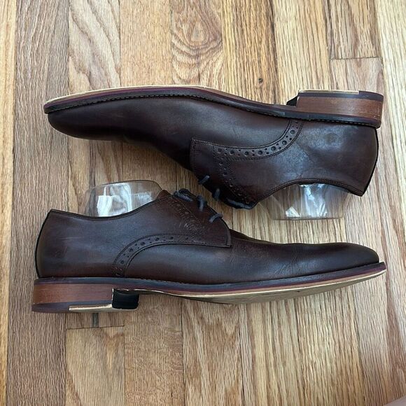 Johnston and Murphy Conard Plain Toe Mahogany 20-2234 Men’s Size 11M - Picture 6 of 13